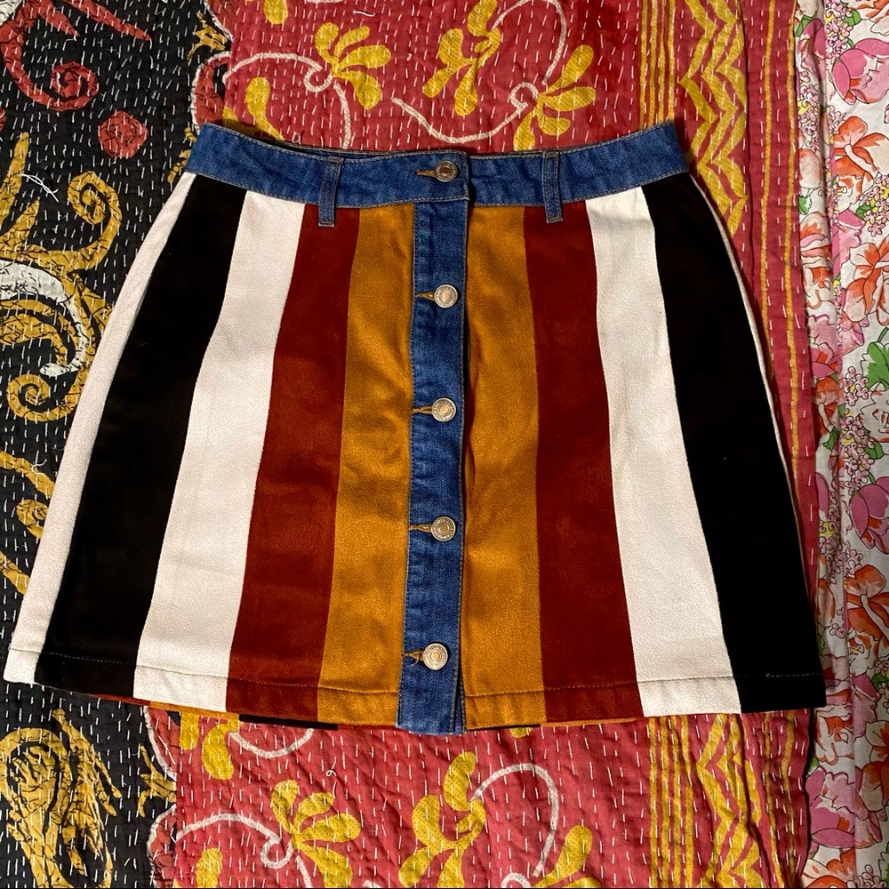 70s style suede skirt forever 21